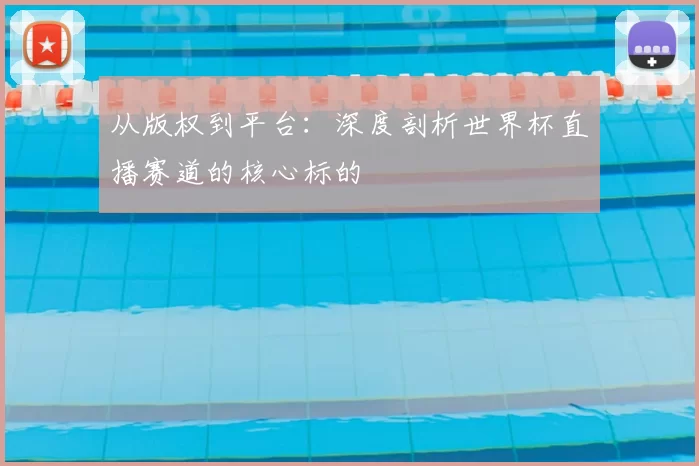 从版权到平台:深度剖析世界杯直播赛道的核心标的